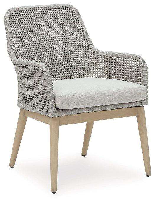 Seton Creek Outdoor Dining Arm Chair - Thumbnail 2