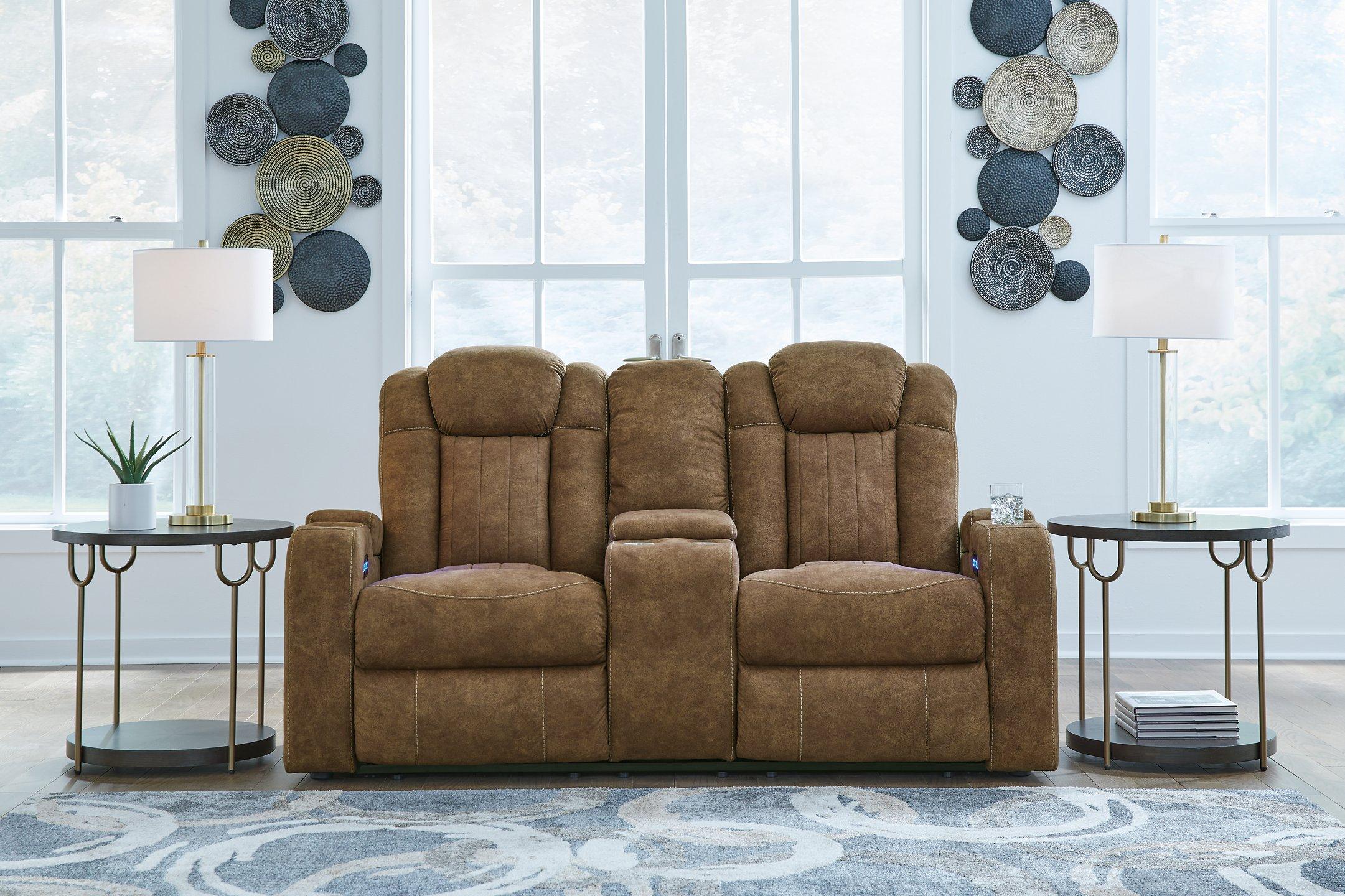 Ashley Furniture Wolfridge Reclining Loveseat - Thumbnail 2