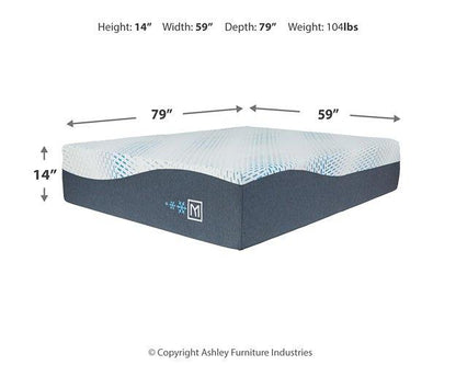 Millennium Cushion Firm Gel Memory Foam Hybrid Mattress and Base Set