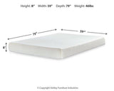 Chime 8 Inch Memory Foam Mattress in a Box