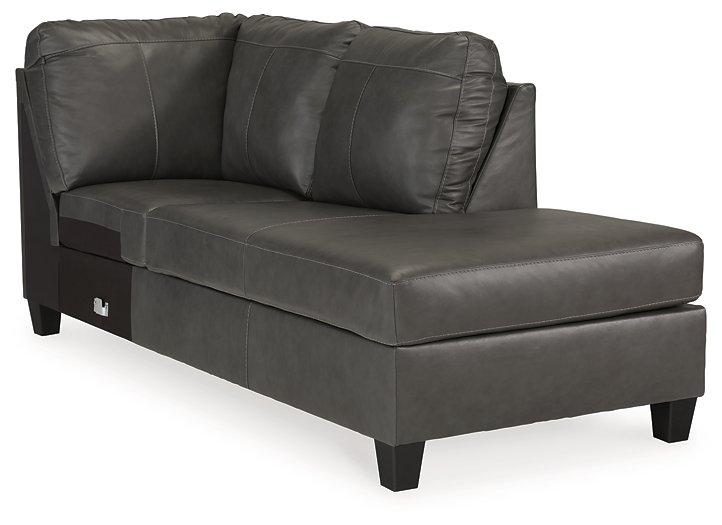 Ashley Furniture Valderno Sectional with Chaise - Thumbnail 4