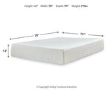 Chime 12 Inch Memory Foam Mattress in a Box