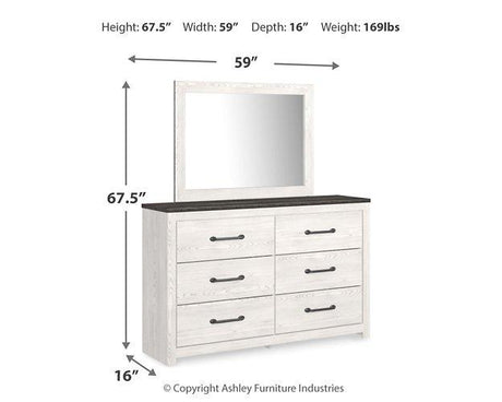 Gerridan Dresser and Mirror