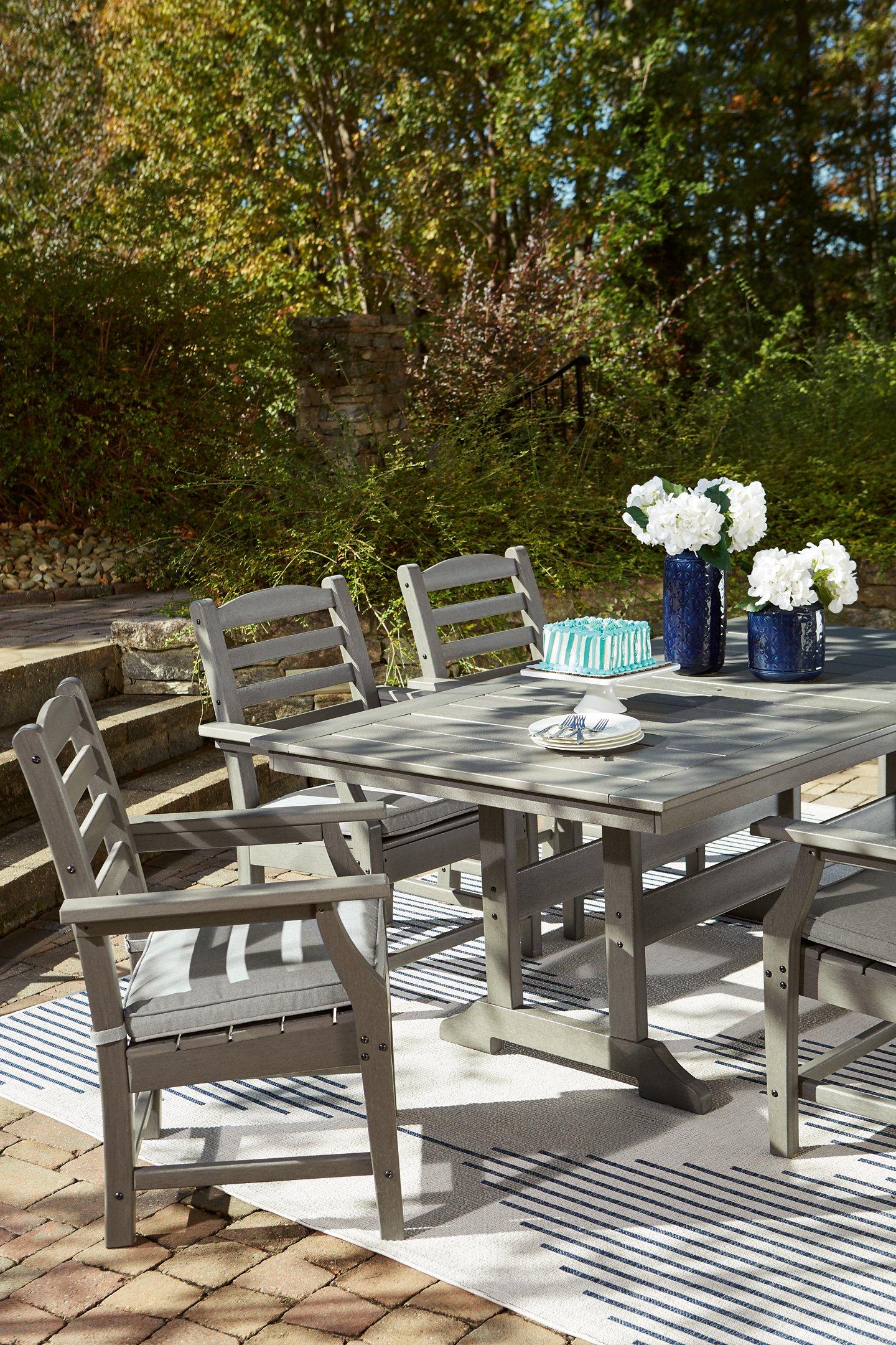 Ashley Furniture Visola Outdoor Dining Table - Thumbnail 5