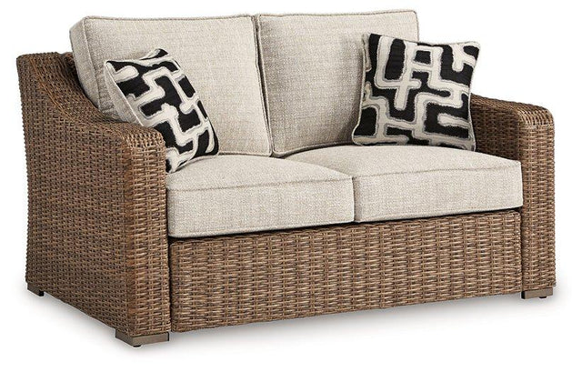 Beachcroft Outdoor Loveseat with Cushion - Pull Up A Couch