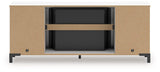 Brollevi 60" TV Stand with Electric Fireplace
