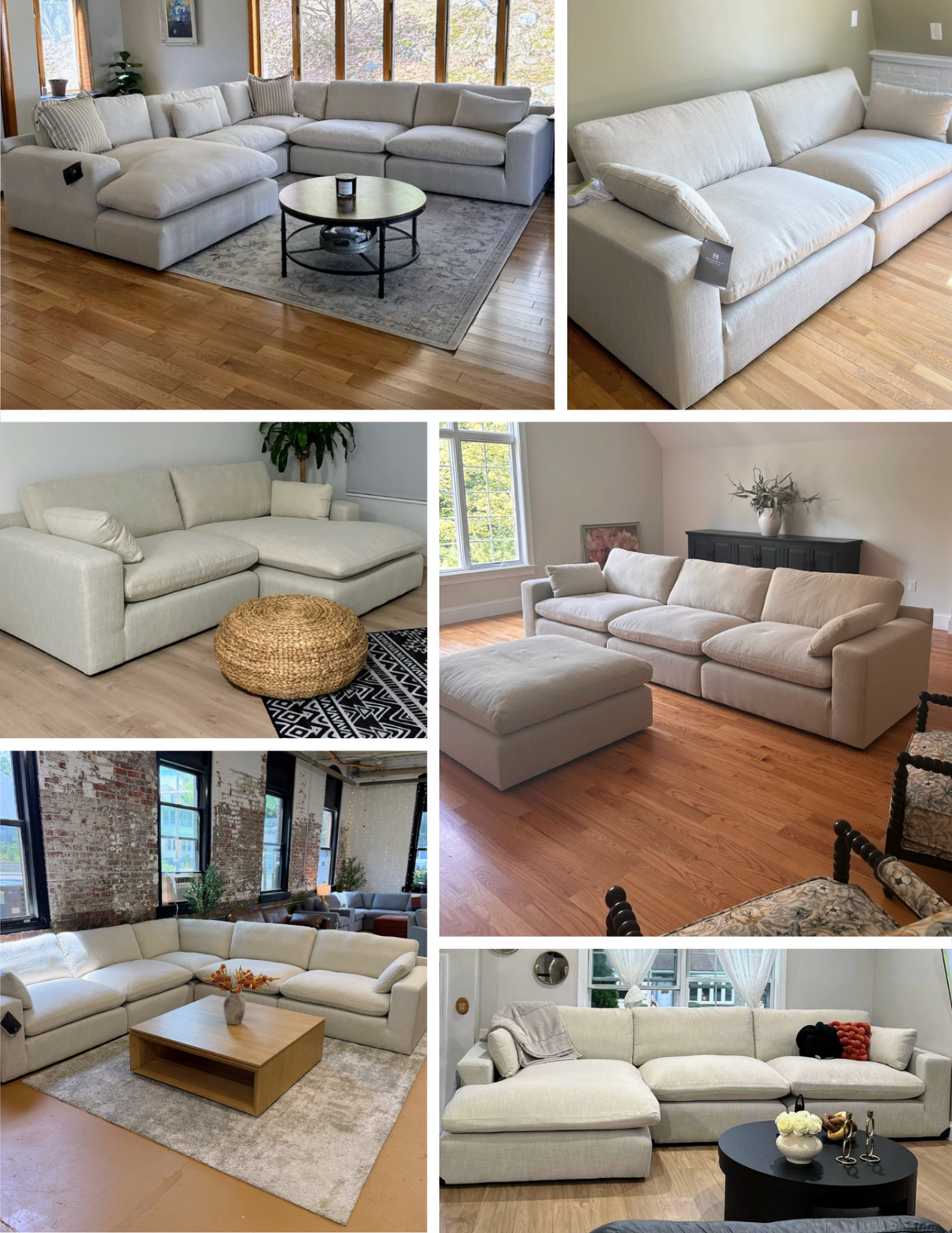 Atlas Cloud Corner Sectional (4pc)