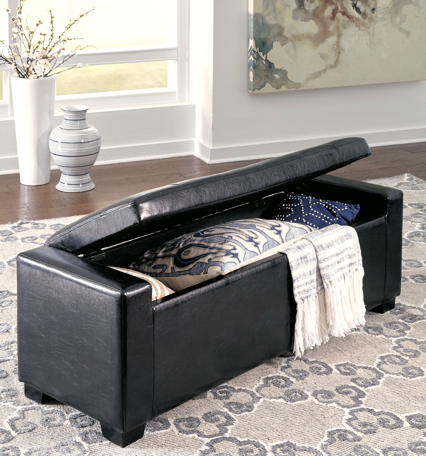 Benches Upholstered Storage Bench - Pull Up A Couch