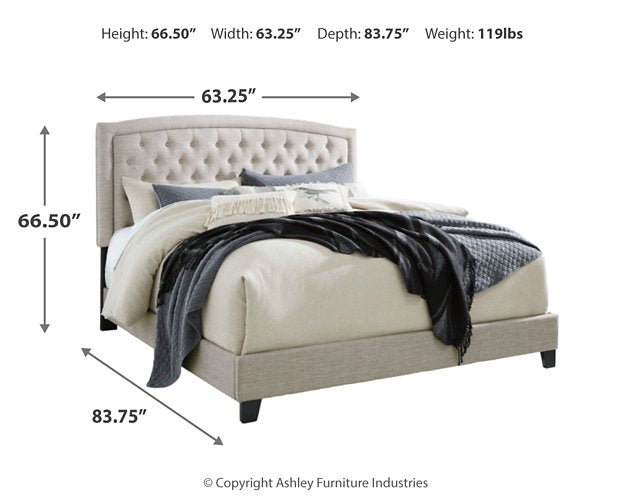 Jerary Upholstered Bed - Pull Up A Couch