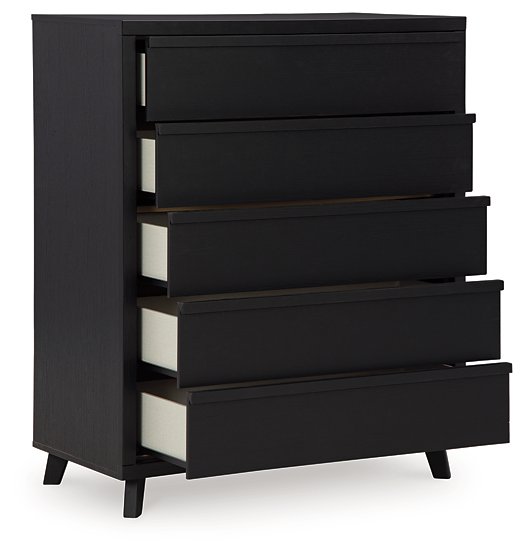 Danziar Wide Chest of Drawers - Pull Up A Couch