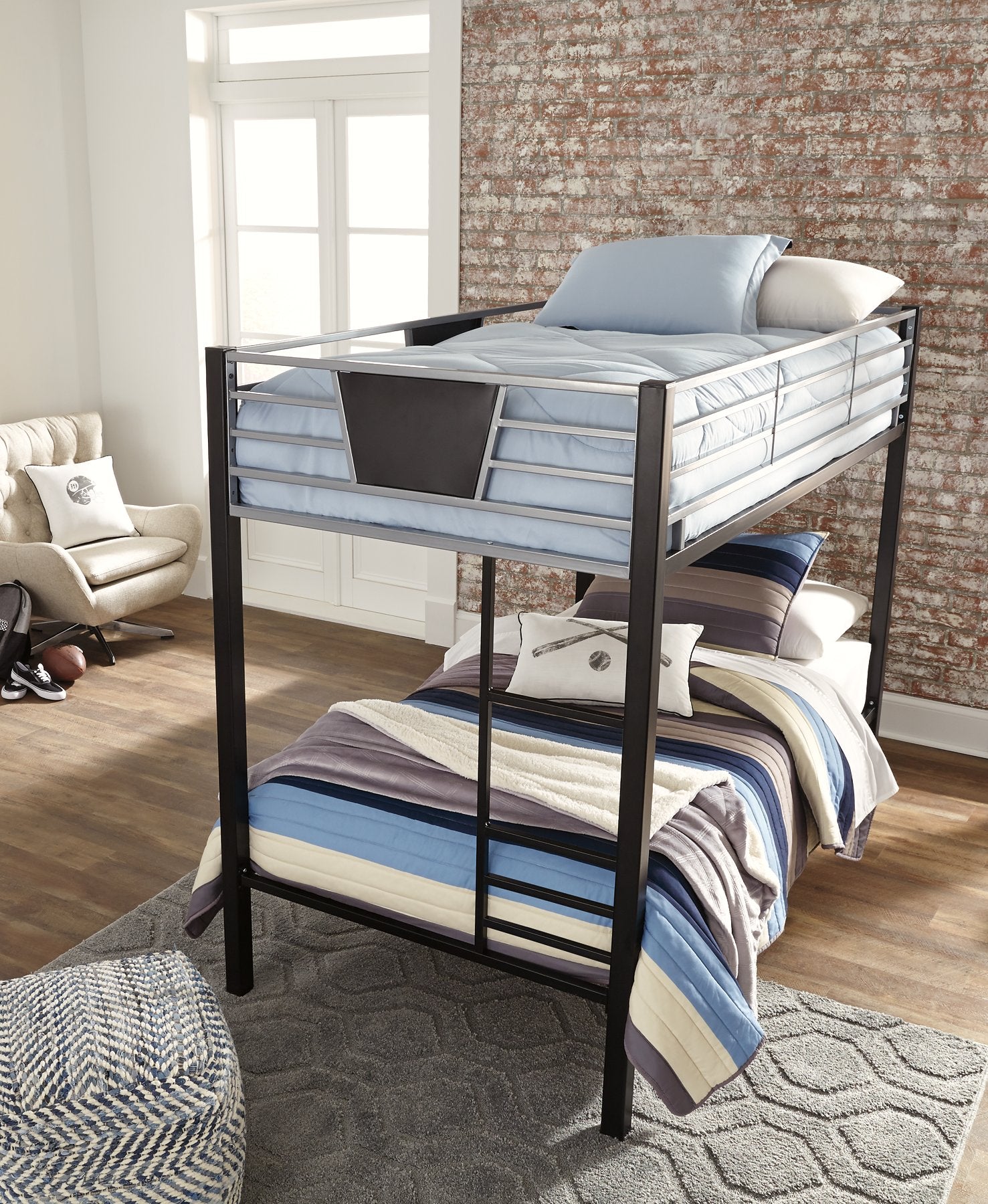 Dinsmore Bunk Bed with Ladder - Pull Up A Couch