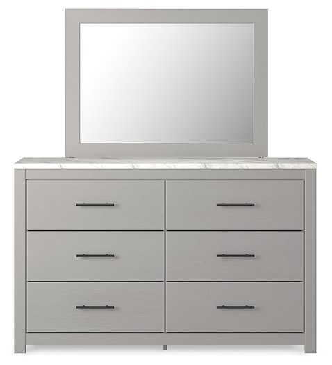 Cottonburg Dresser and Mirror - Pull Up A Couch