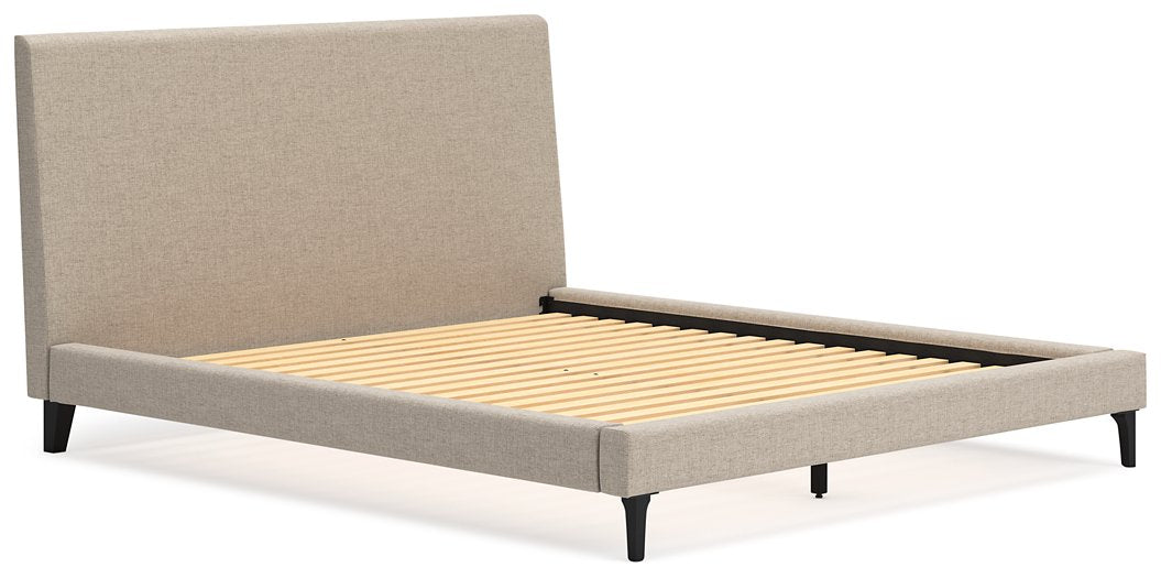 Cielden Upholstered Bed with Roll Slats - Pull Up A Couch