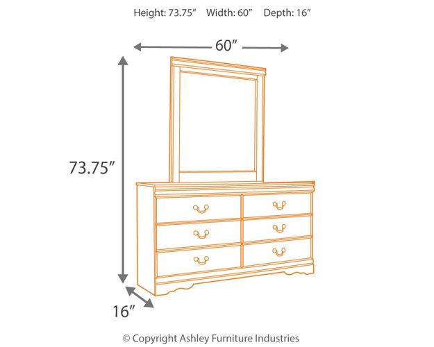 Huey Vineyard Dresser and Mirror - Pull Up A Couch