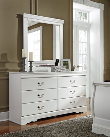 Anarasia Dresser and Mirror - Pull Up A Couch