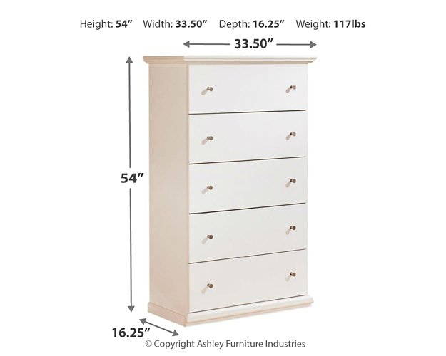 Bostwick Shoals Youth Chest of Drawers - Pull Up A Couch