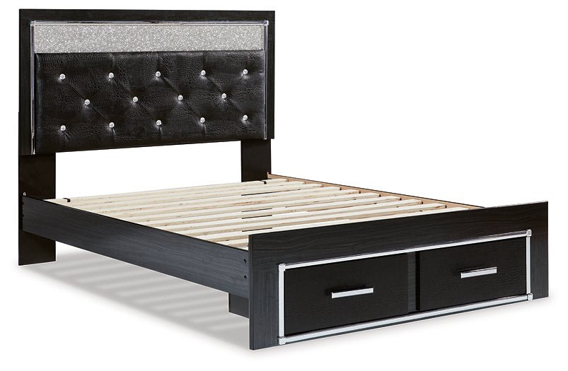 Kaydell Upholstered Panel Storage Bed - Pull Up A Couch