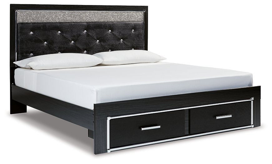 Kaydell Upholstered Panel Storage Bed - Pull Up A Couch