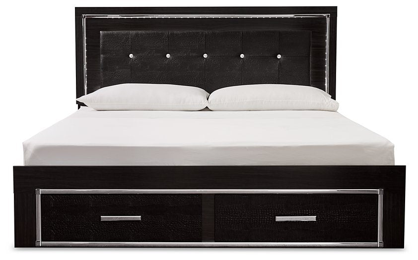 Kaydell Upholstered Bed with Storage - Pull Up A Couch