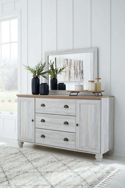 Haven Bay Dresser and Mirror - Pull Up A Couch