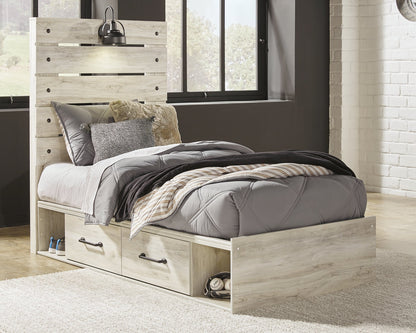 Cambeck Bed with 2 Storage Drawers - Pull Up A Couch