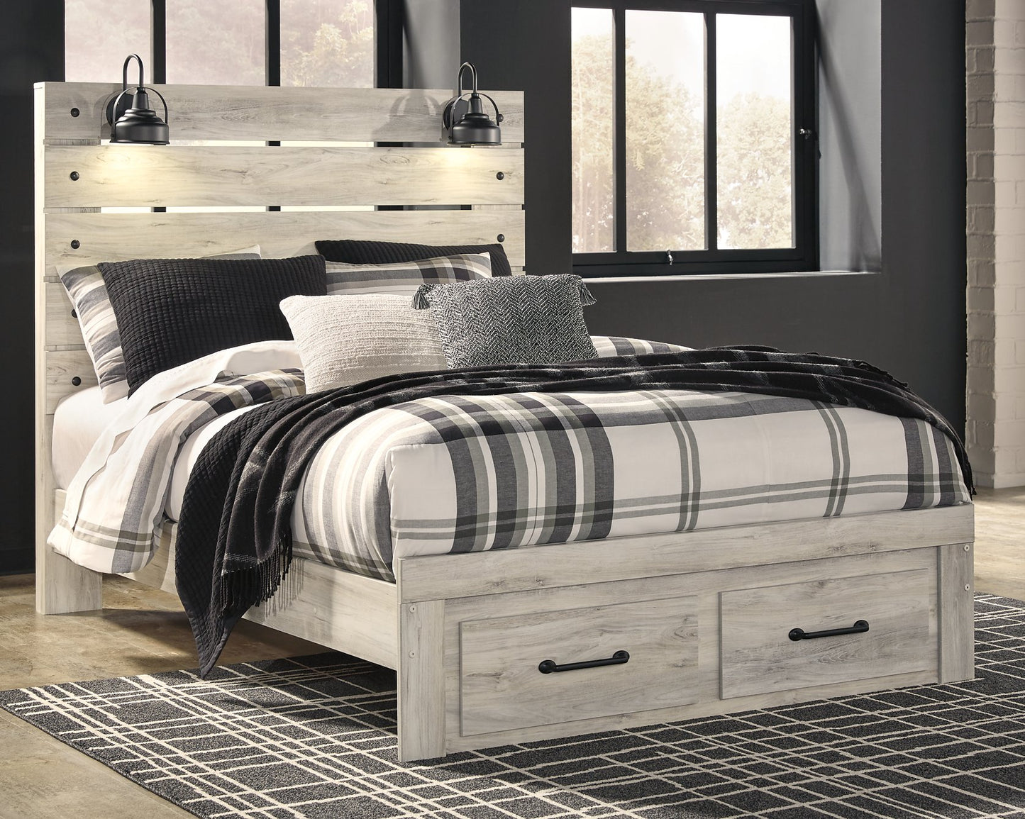 Cambeck Bed with 2 Storage Drawers - Pull Up A Couch