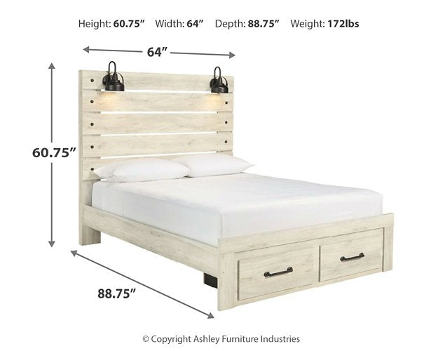 Cambeck Bed with 2 Storage Drawers - Pull Up A Couch