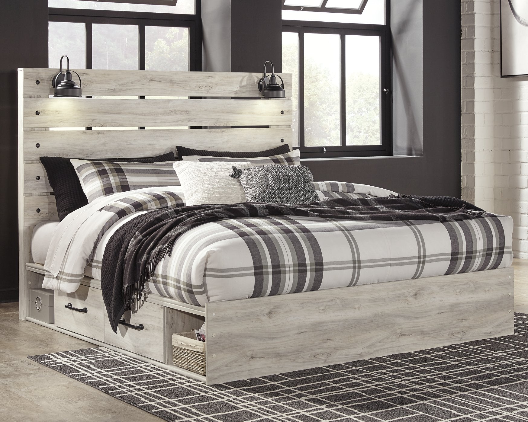 Cambeck Bed with 2 Storage Drawers - Pull Up A Couch