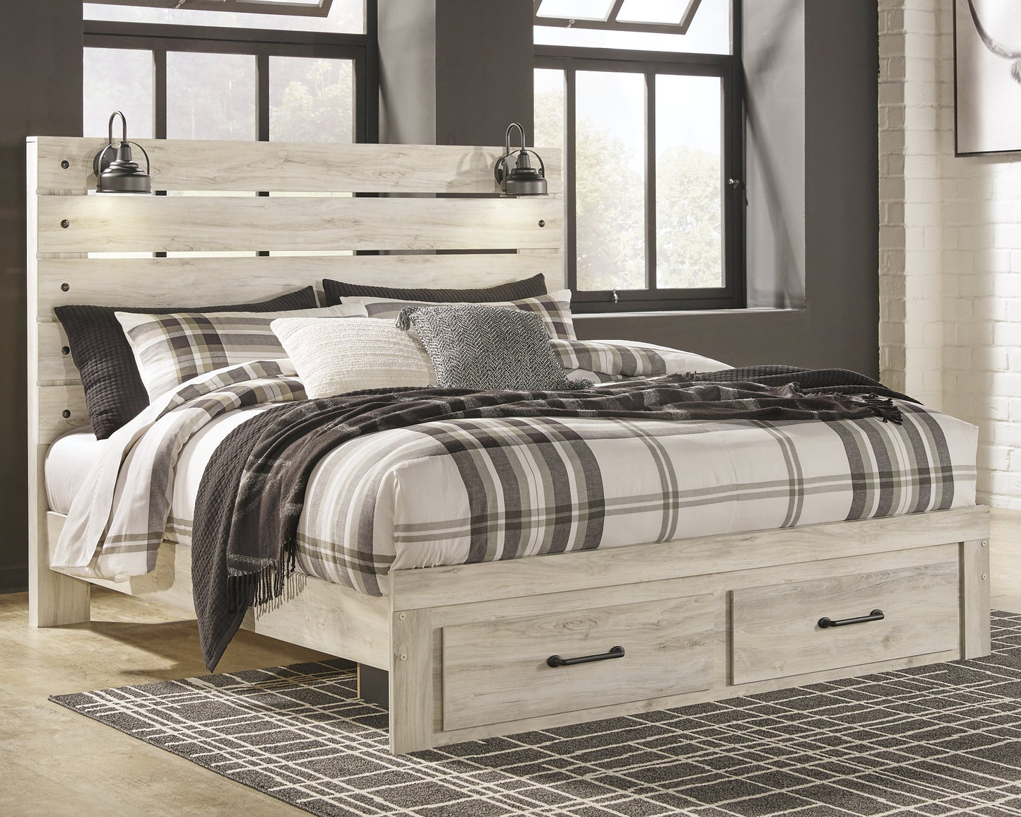 Cambeck Bed with 2 Storage Drawers - Pull Up A Couch