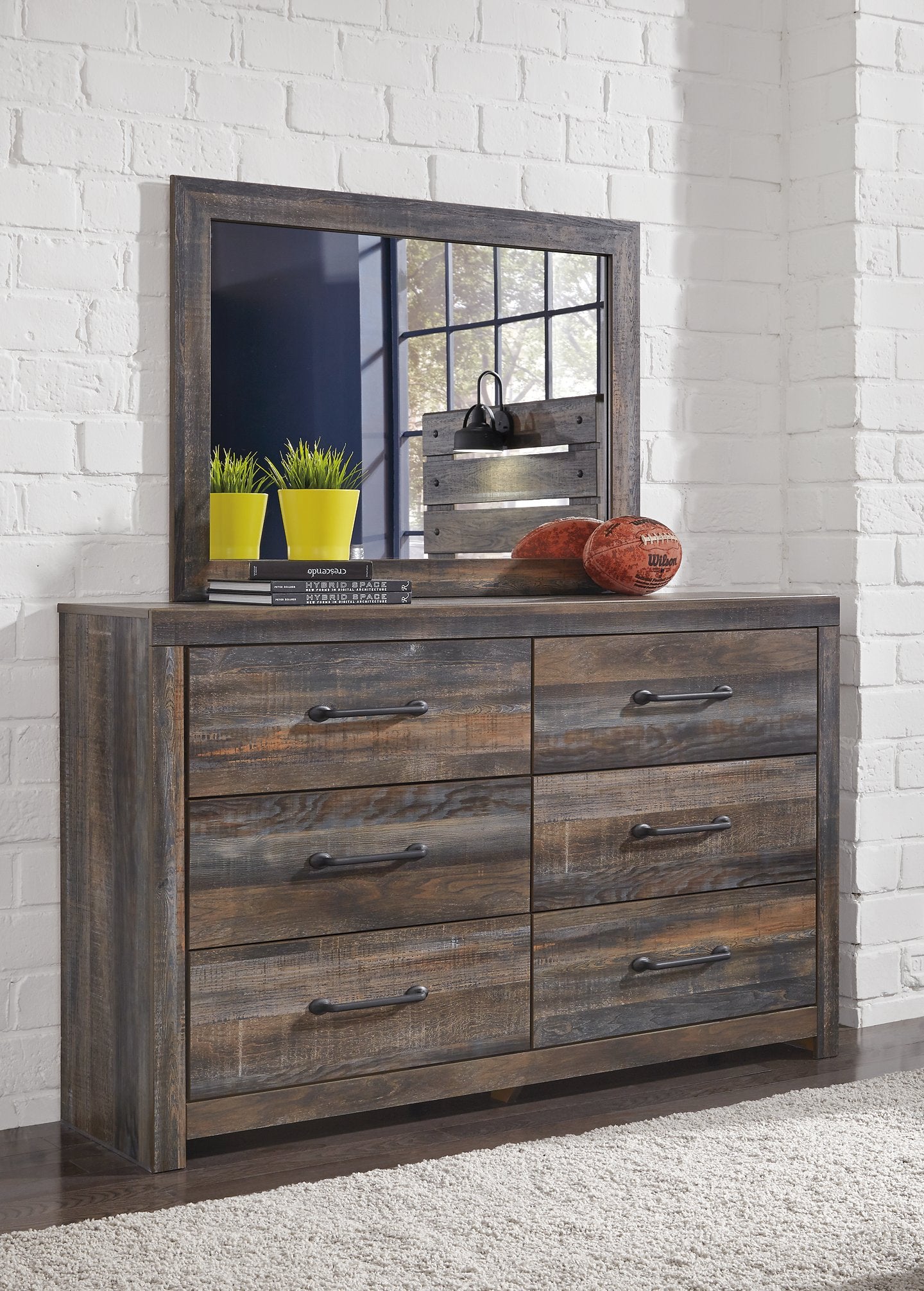 Drystan Dresser and Mirror - Pull Up A Couch