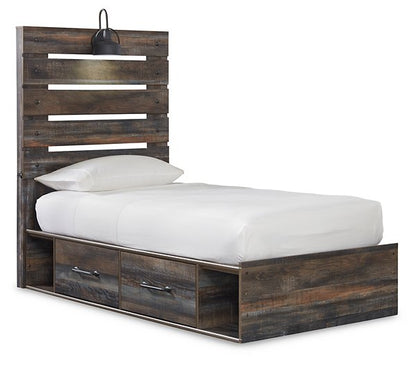 Drystan Bed with 4 Storage Drawers - Pull Up A Couch