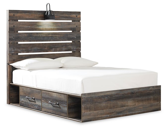 Drystan Bed with 4 Storage Drawers - Pull Up A Couch