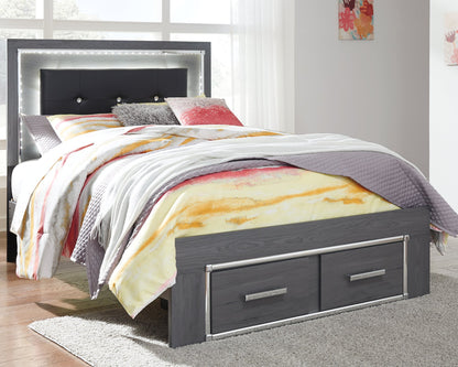 Lodanna Bed with 2 Storage Drawers - Pull Up A Couch