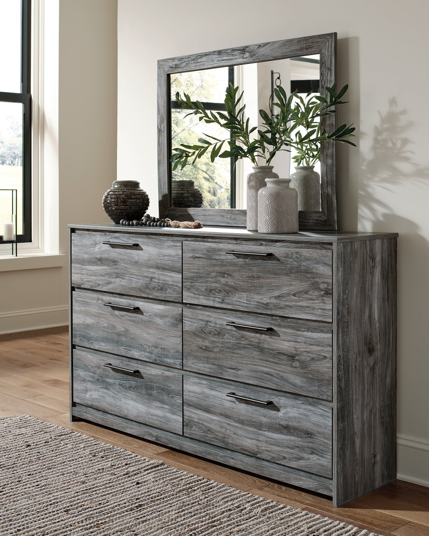 Baystorm Dresser and Mirror - Pull Up A Couch