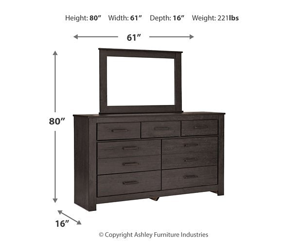 Brinxton Dresser and Mirror - Pull Up A Couch