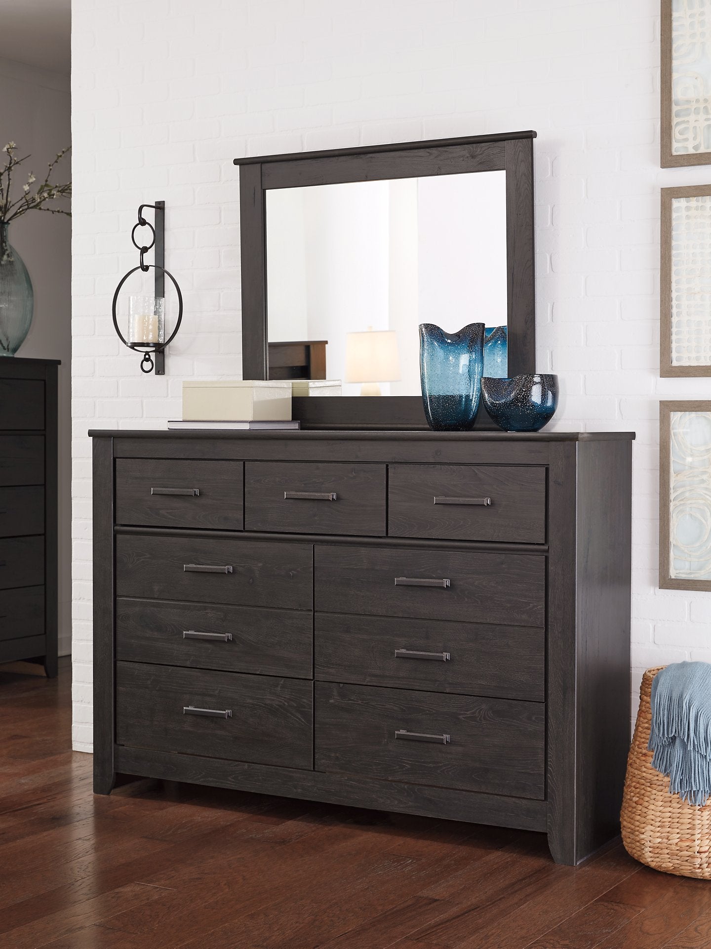 Brinxton Dresser and Mirror - Pull Up A Couch