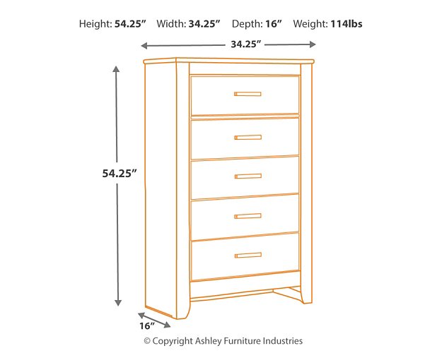 Brinxton Chest of Drawers - Pull Up A Couch