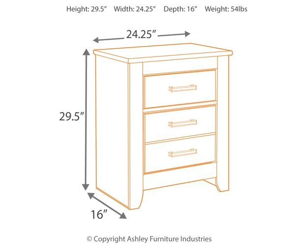 Brinxton Nightstand - Pull Up A Couch