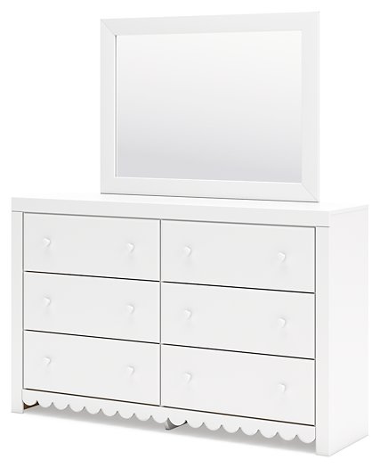 Mollviney Dresser and Mirror - Pull Up A Couch