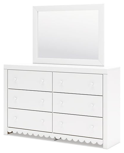 Mollviney Dresser and Mirror - Pull Up A Couch