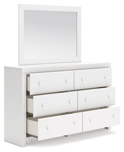 Mollviney Dresser and Mirror - Pull Up A Couch