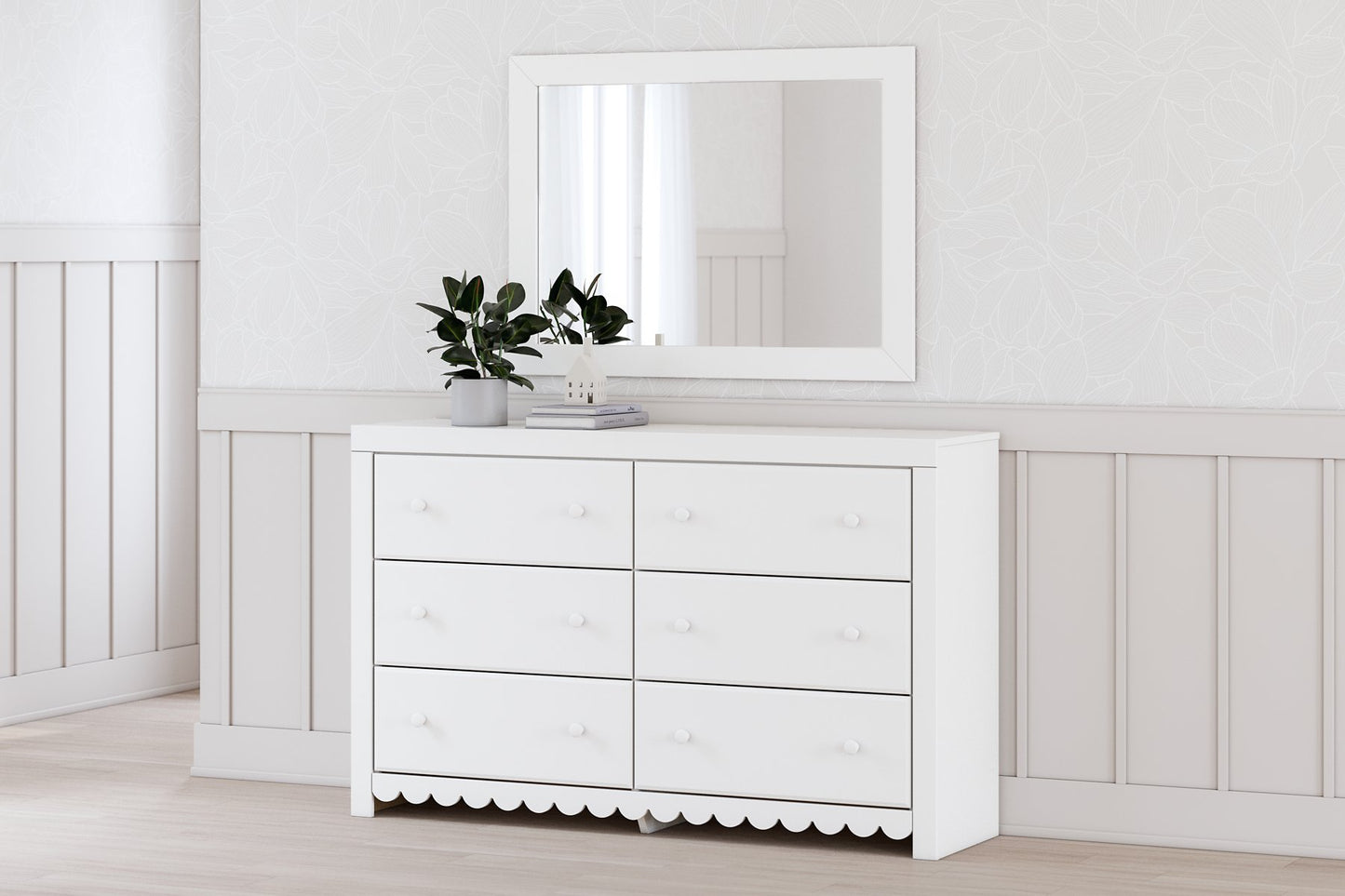 Mollviney Dresser and Mirror - Pull Up A Couch