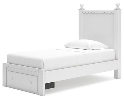 Mollviney Panel Storage Bed - Pull Up A Couch