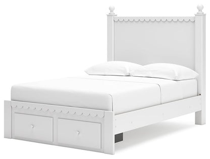 Mollviney Panel Storage Bed - Pull Up A Couch