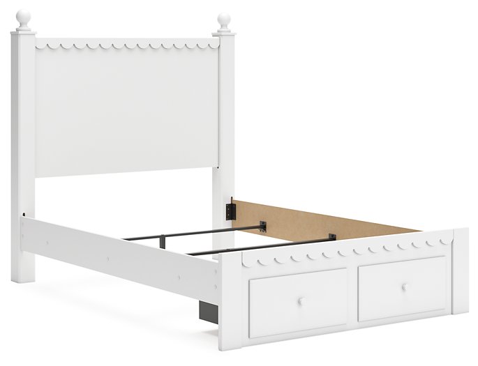 Mollviney Panel Storage Bed - Pull Up A Couch