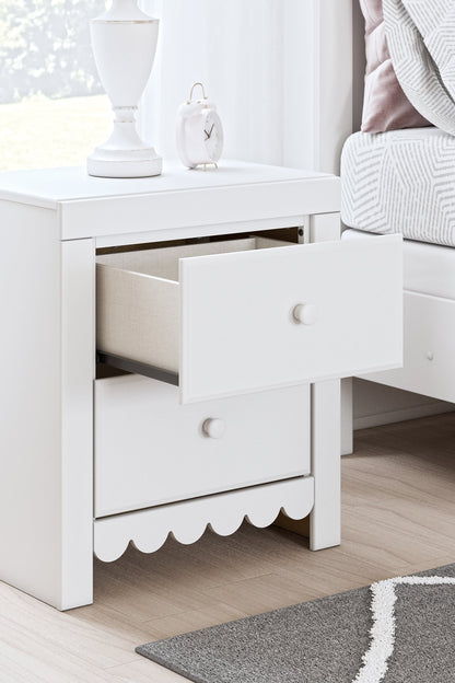 Mollviney Nightstand - Pull Up A Couch