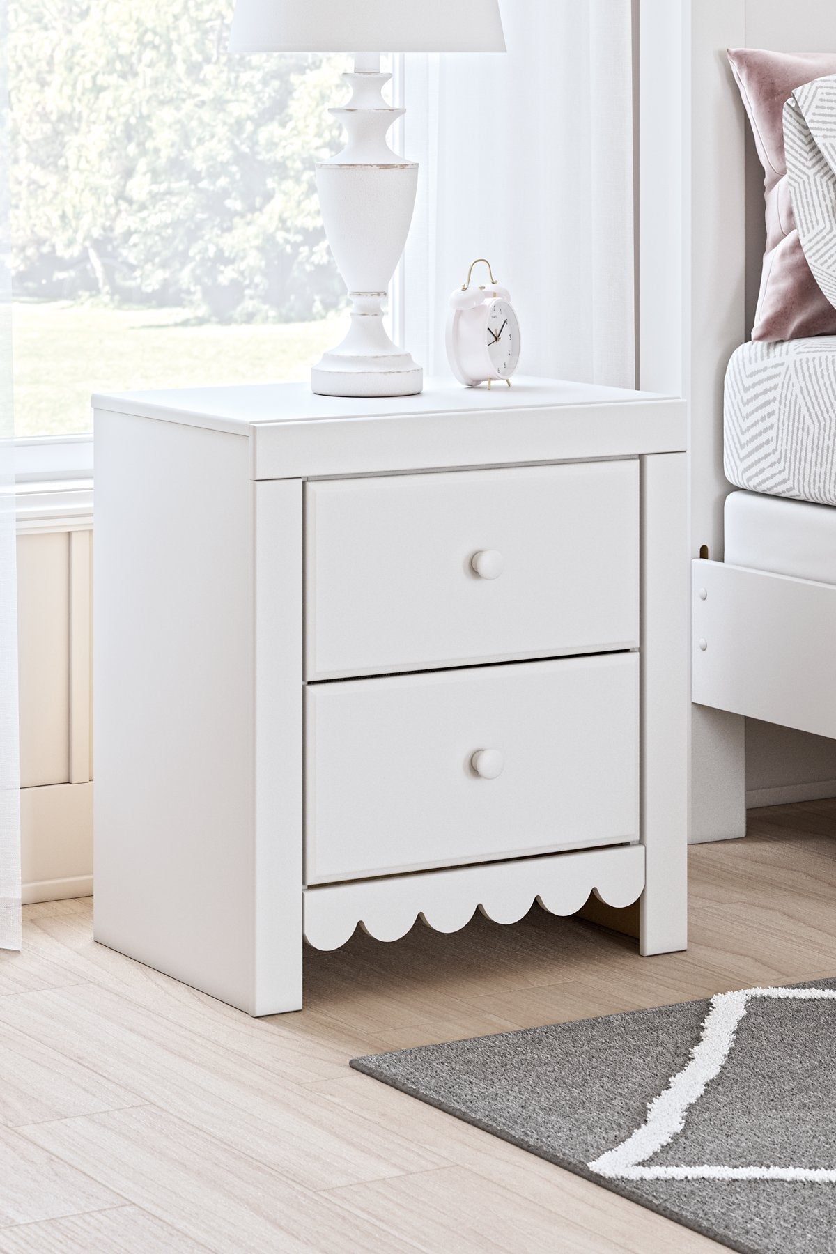 Mollviney Nightstand - Pull Up A Couch