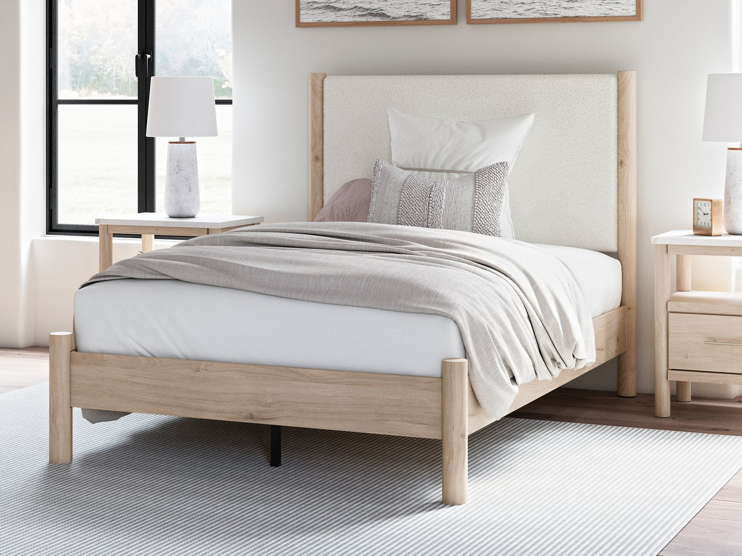 Cadmori Upholstered Bed - Pull Up A Couch