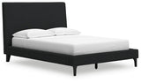 Cadmori Upholstered Bed with Roll Slats