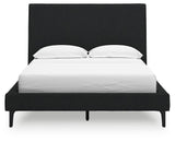 Cadmori Upholstered Bed with Roll Slats